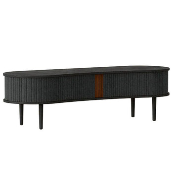 Audacious TV Bænk - Black / Shadow - 40x140x46 cm - Umage