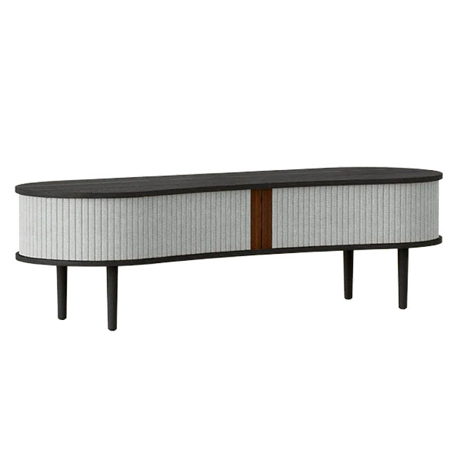 Audacious TV Bænk - Black / Sterling - 40x140x46 cm - Umage