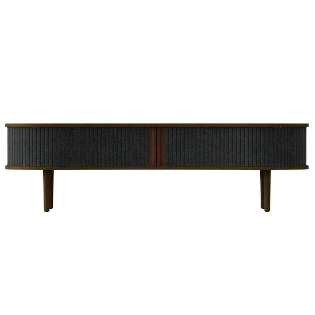 Audacious TV Bænk - Dark Oak / Shadow - 40x140x46 cm - Umage