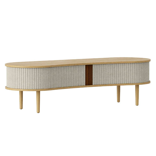 Audacious TV Bænk - Oak / White Sands - 40x140x46 cm - Umage
