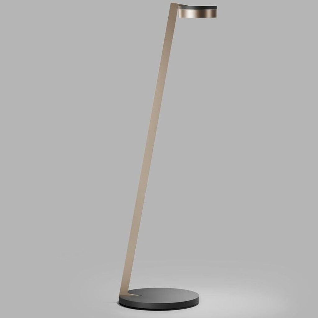 BLADE F1 Slim Gulvlampe - Matt Black / Satin Gold - Light Point / Studio F. A. Porsche