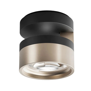 BLADE Spot C1 Loftlampe - Matt Black / Satin Gold - Light Point / Studio F. A. Porsche
