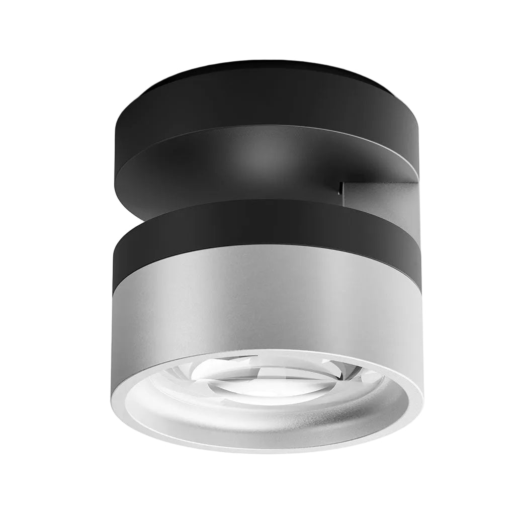 BLADE Spot C1 Loftlampe - Matt Black / Satin Silver - Light Point / Studio F. A. Porsche