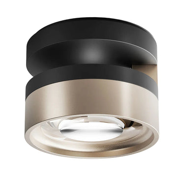 BLADE Spot C1+ Loftlampe - Matt Black / Satin Gold - Light Point / Studio F. A. Porsche