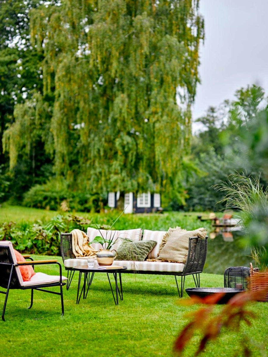 Hampton Loungestol - Sort, Metal - Bloomingville