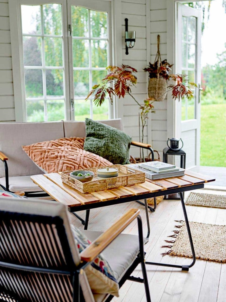 Hampton Loungestol - Sort, Metal - Bloomingville