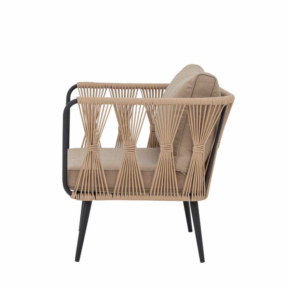 Pavone Loungestol - Brun, Metal - Bloomingville