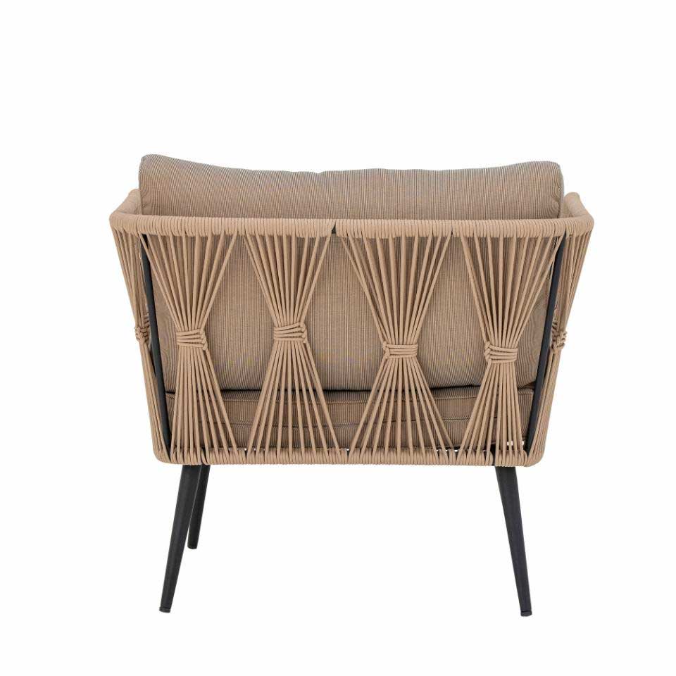 Pavone Loungestol - Brun, Metal - Bloomingville