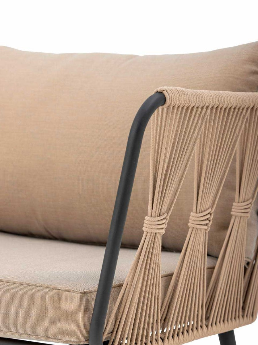 Pavone Loungestol - Brun, Metal - Bloomingville