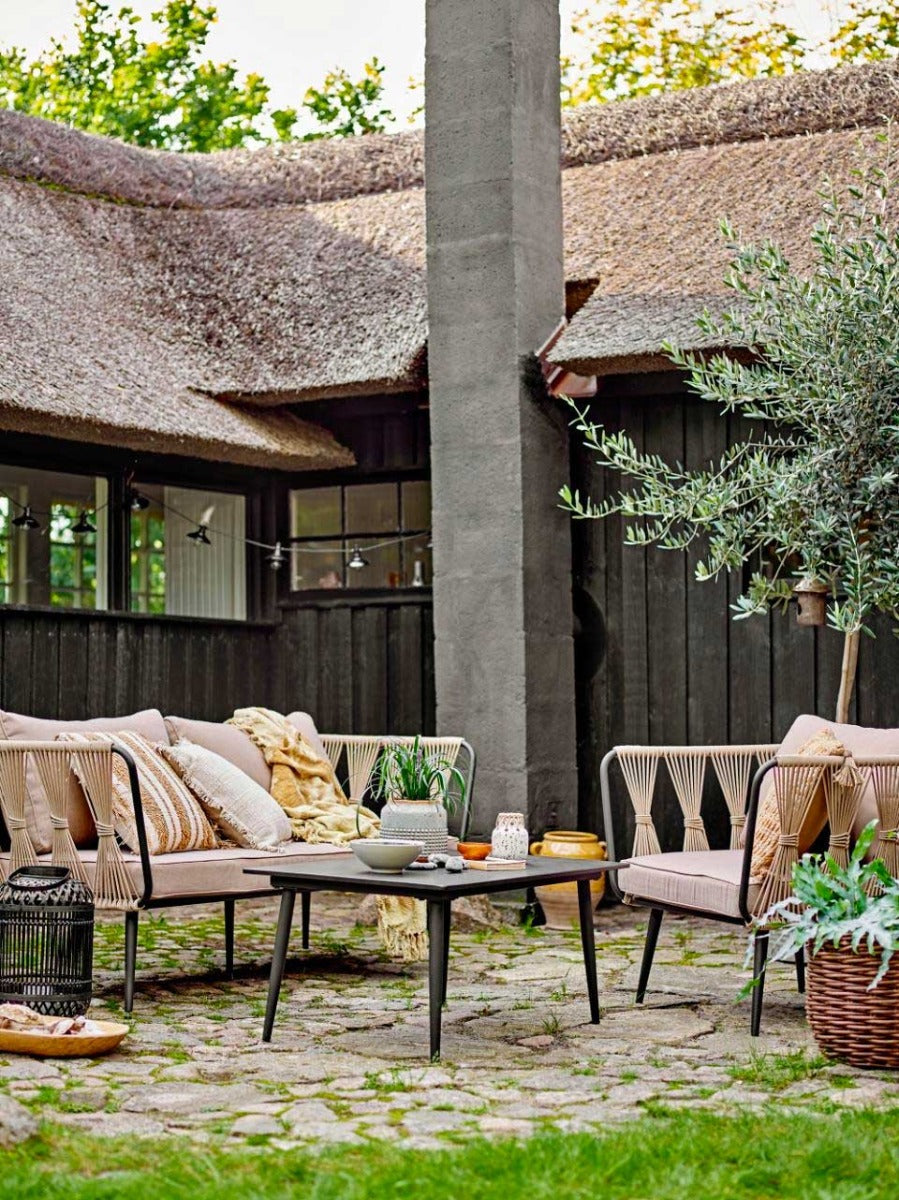 Pavone Loungestol - Brun, Metal - Bloomingville