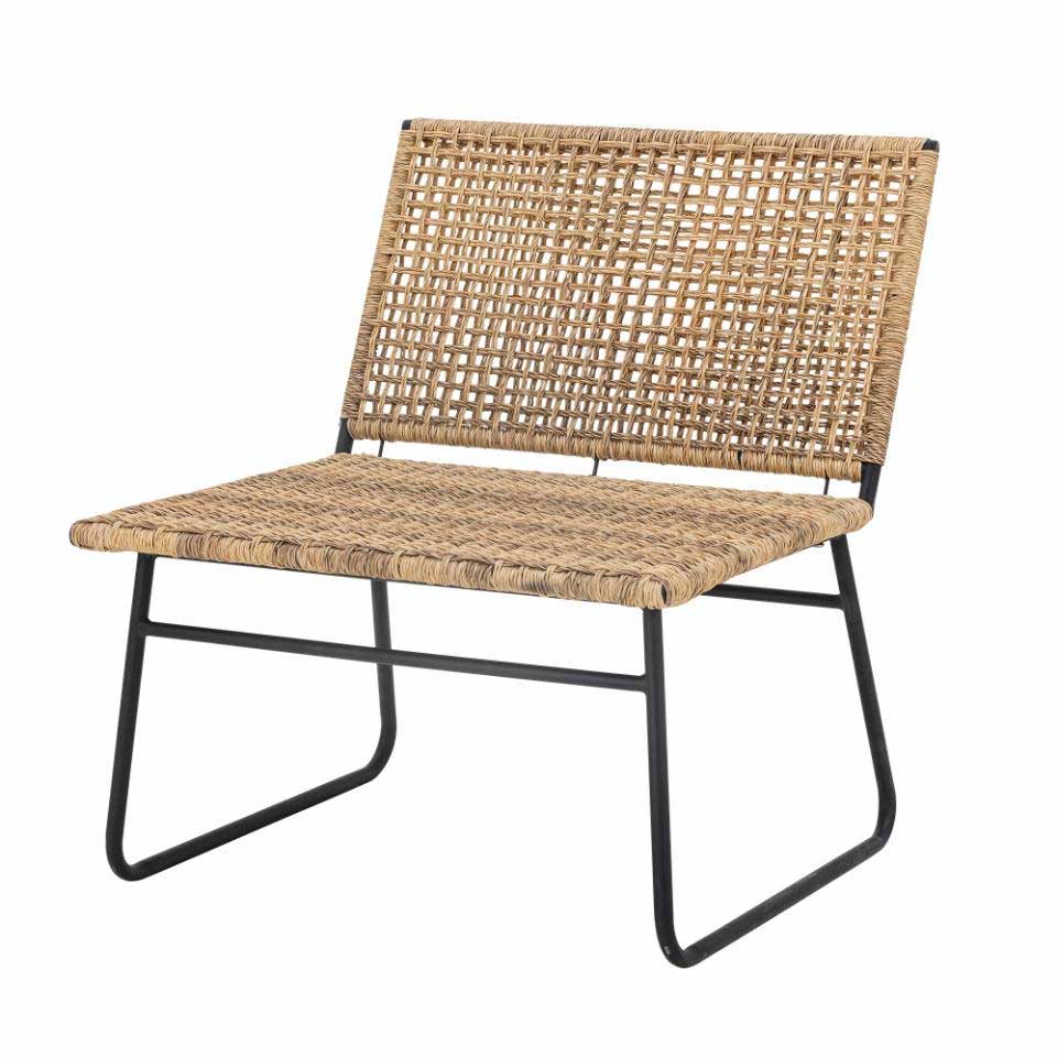 Vallone Loungestol - Natur, Polyrattan - Bloomingville