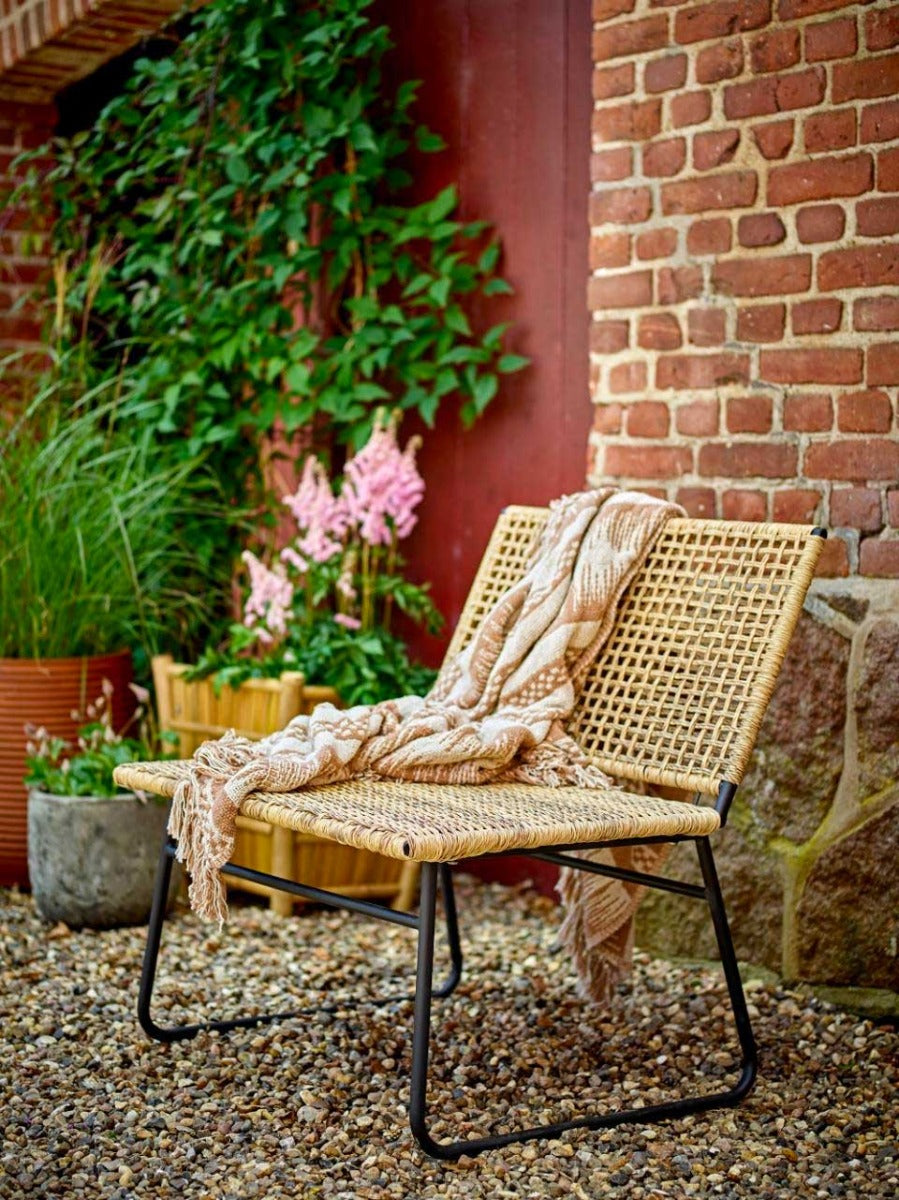 Vallone Loungestol - Natur, Polyrattan - Bloomingville