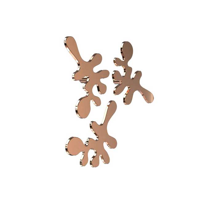 Mini camouflage sæt med tre - Kobber - Frost