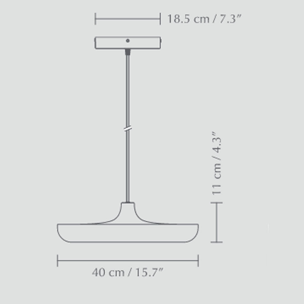 Cassini Pendel - Sort - Medium Ø: 40 cm - Umage