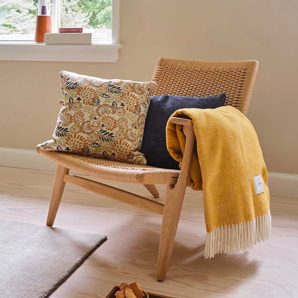 Toulon pude - 45x45 - Ochre - Compliments