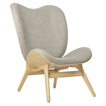 A Conversation Piece Tall Lænestol - Oak / White Sands - H: 106 cm - Umage
