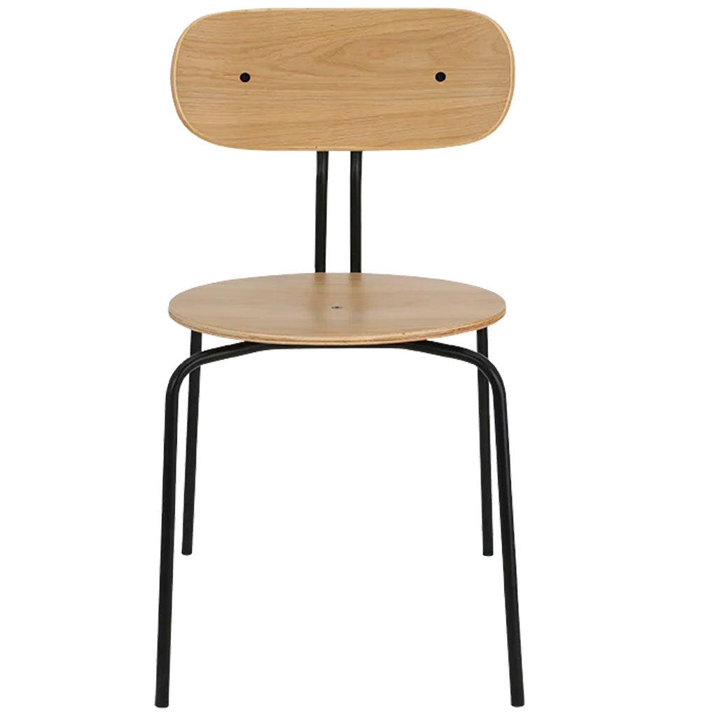Curious spisebordsstol - Oak/Black - Umage