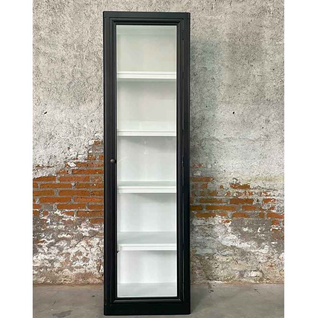 Dixie Vitrineskab - sort - 190x60 - ByH