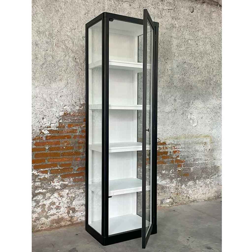 Dixie Vitrineskab - sort - 190x60 - ByH