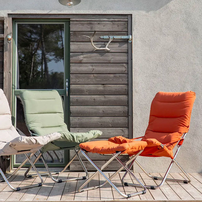 Chico Soft Fodskammel 028S - Orange - Fiam