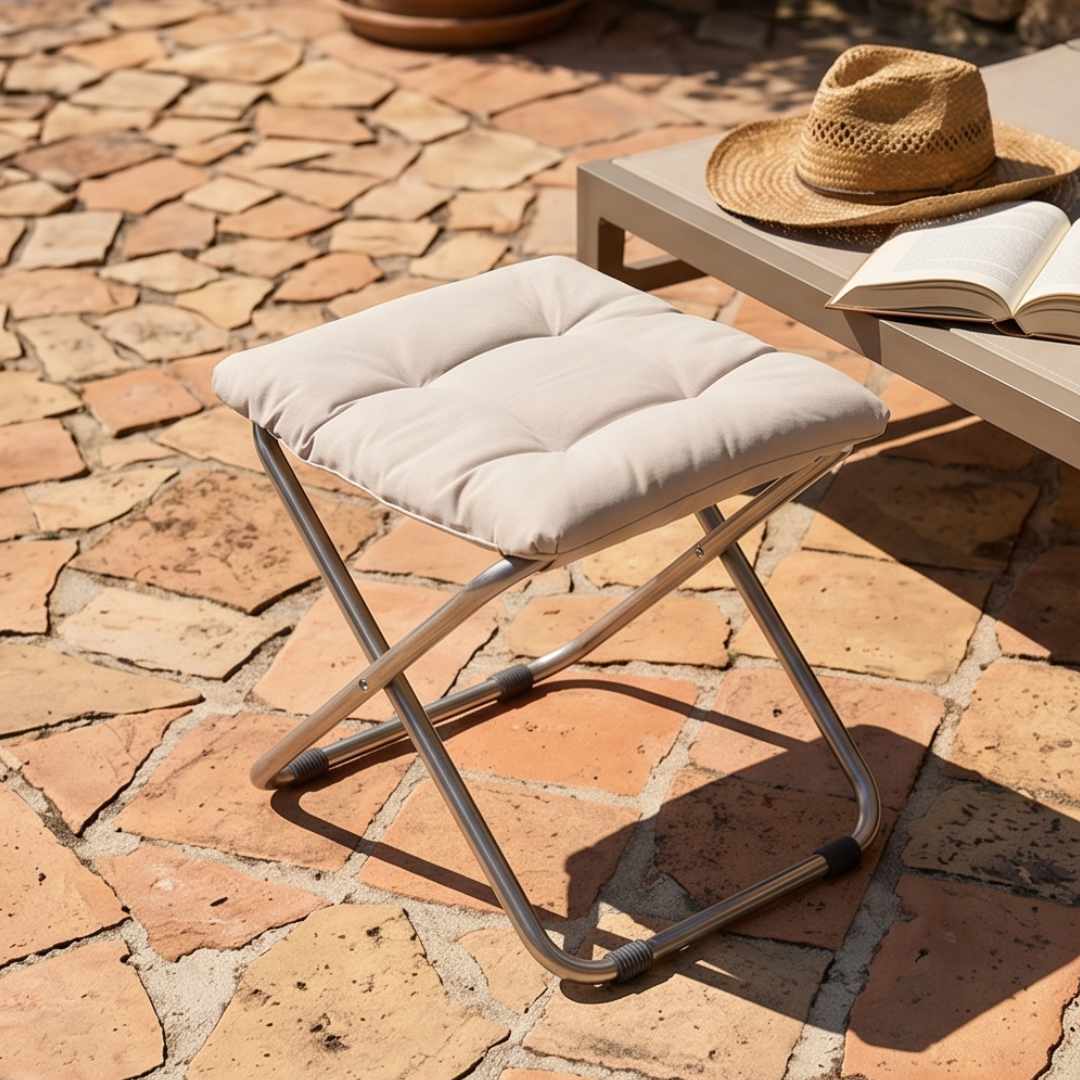 Chico Soft Fodskammel 028S - Beige - Fiam