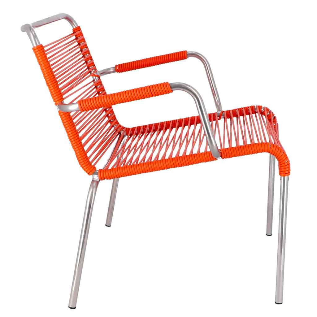 Mya Loungestol m/Armlæn - Orange - Fiam