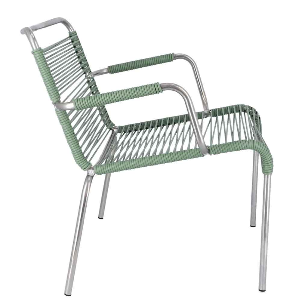 Mya Loungestol m/Armlæn - Sage Green - Fiam