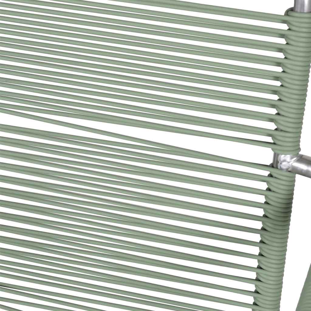 Mya Spaghetti Spisebordsstol m/Armlæn - Sage Green - Fiam