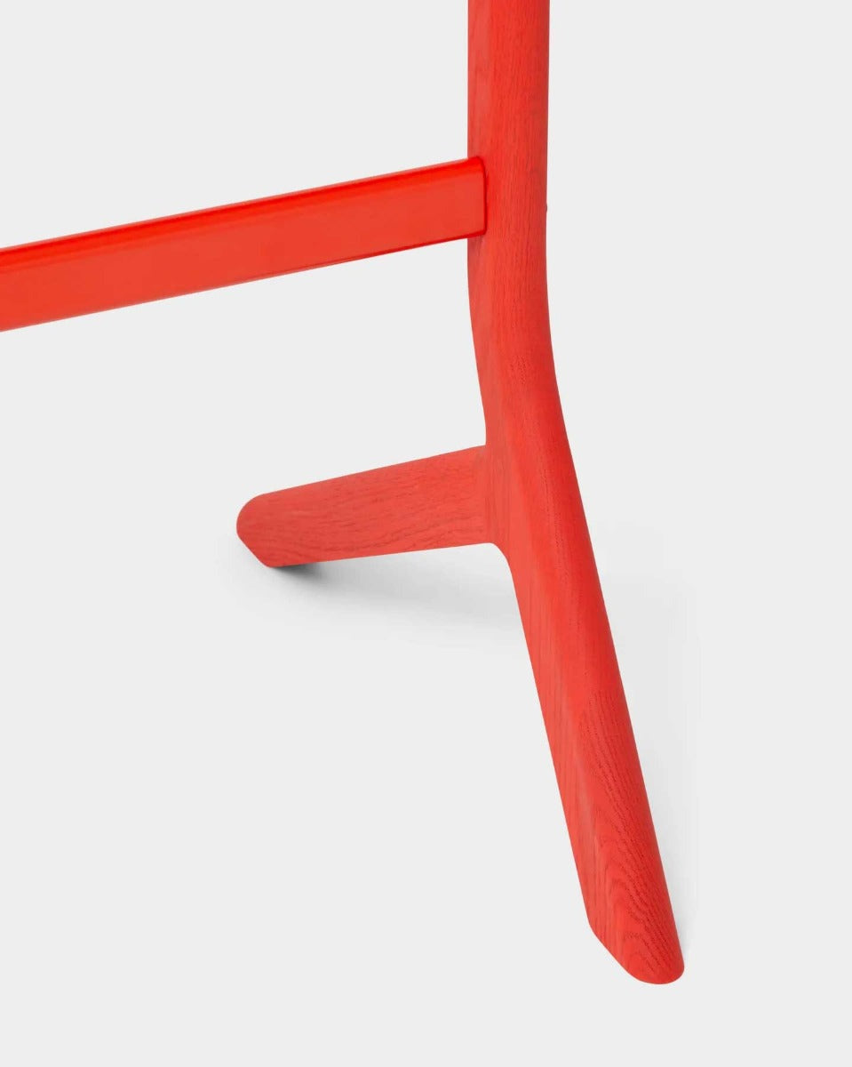 Hopper TV Stander - Blood Orange - Pedestal
