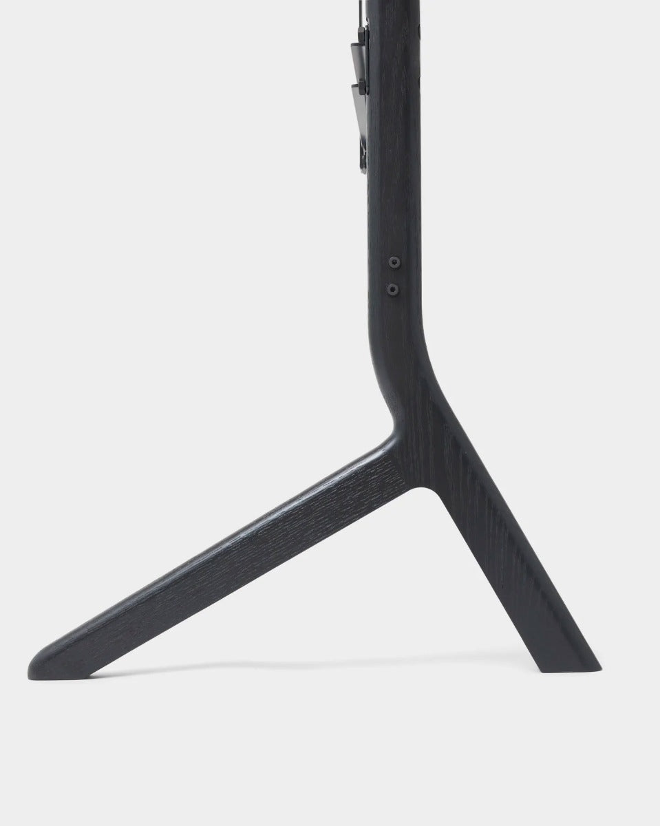 Hopper TV Stander - Black Oak - Pedestal