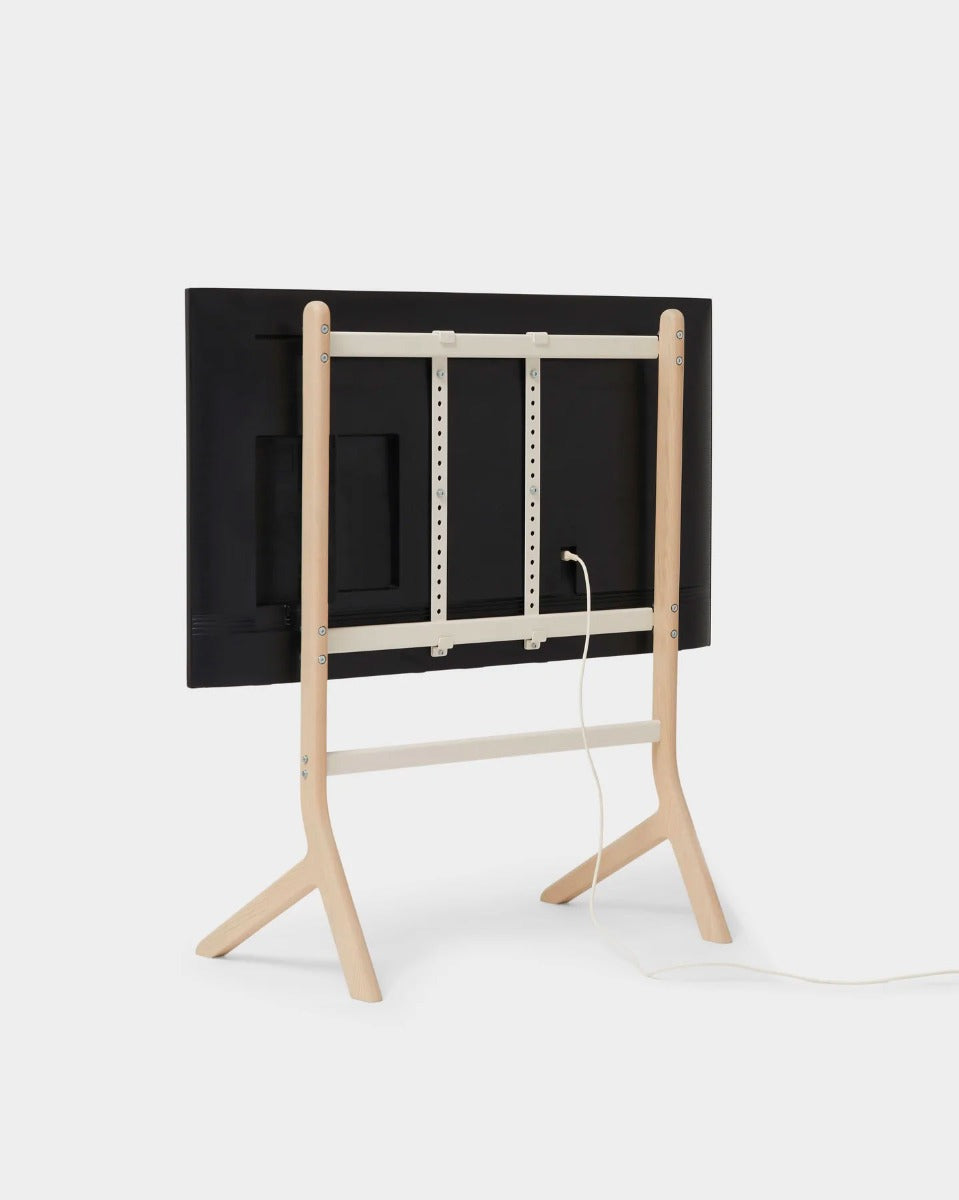 Hopper TV Stander - Light Oak - Pedestal
