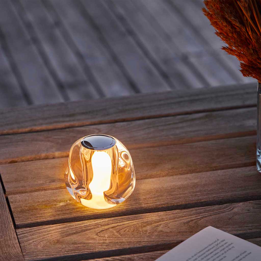Ice Ball Batteri Bordlampe - Krom - Loom Design
