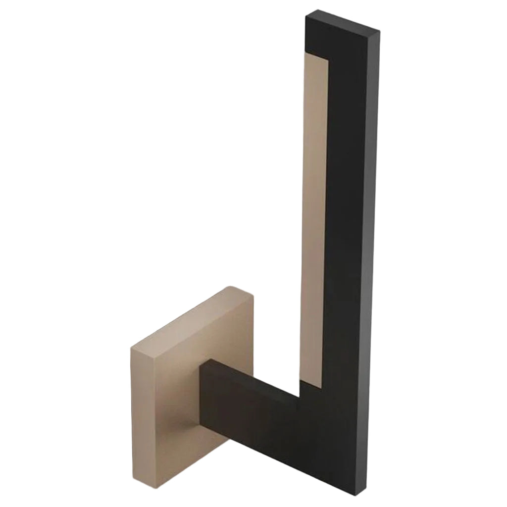 INLAY Væglampe W2 - Matt Black / Satin Gold - Light Point / Studio F. A. Porsche