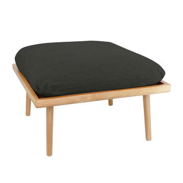 Lounge Around Shuffle Puf - Oak/Shadow - Umage