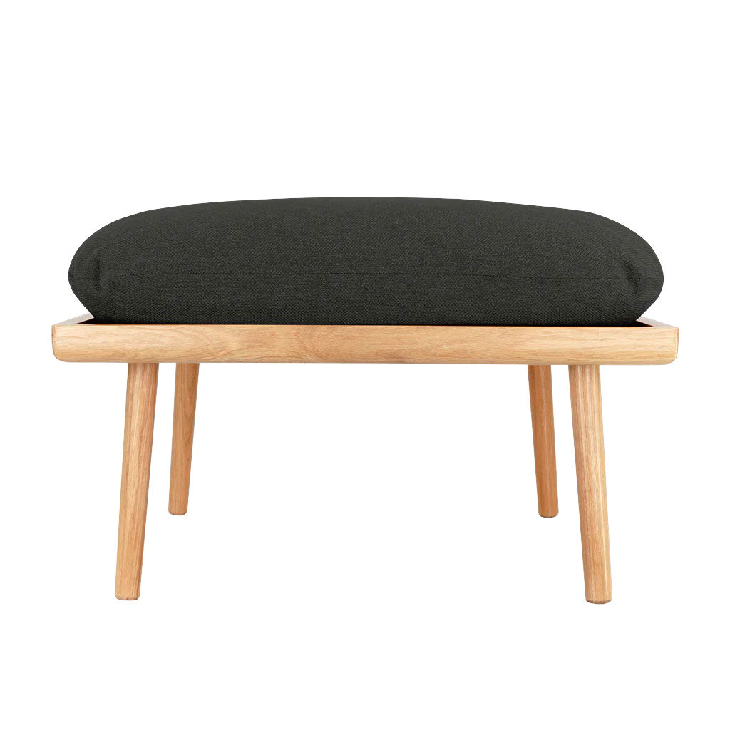 Lounge Around Shuffle Puf - Oak/Shadow - Umage