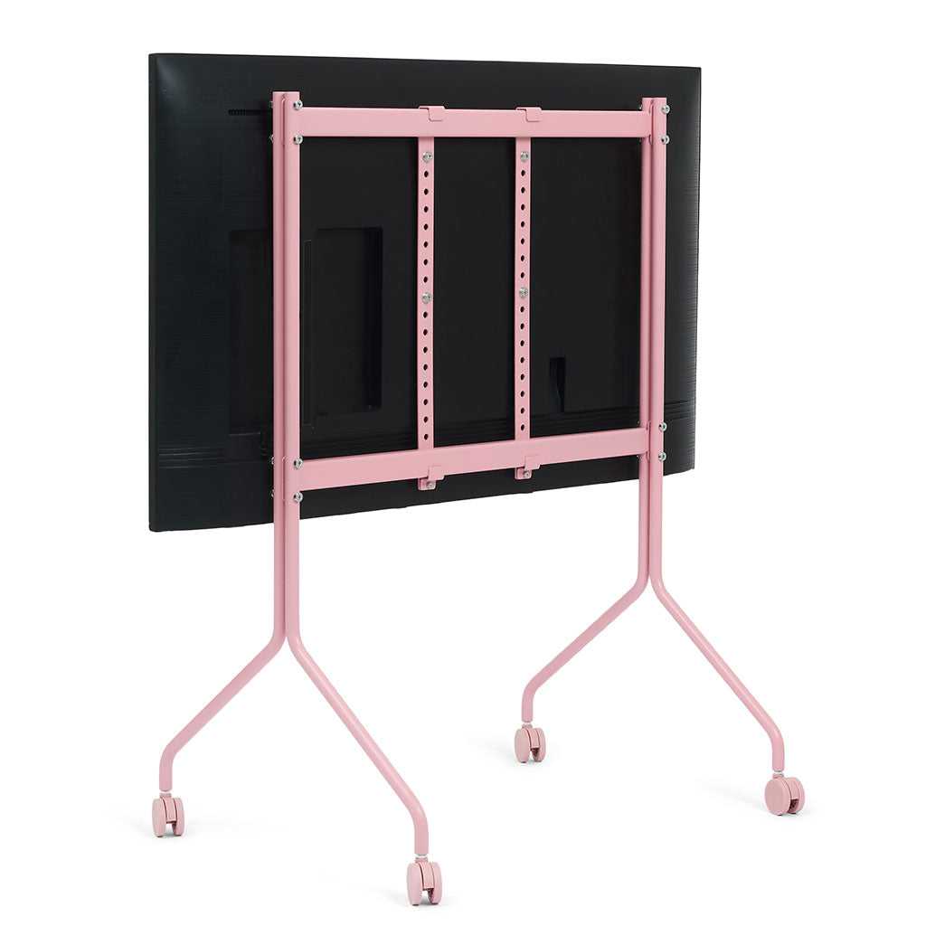 Moon Regular TV Stander - Bubble Gum - Pedestal