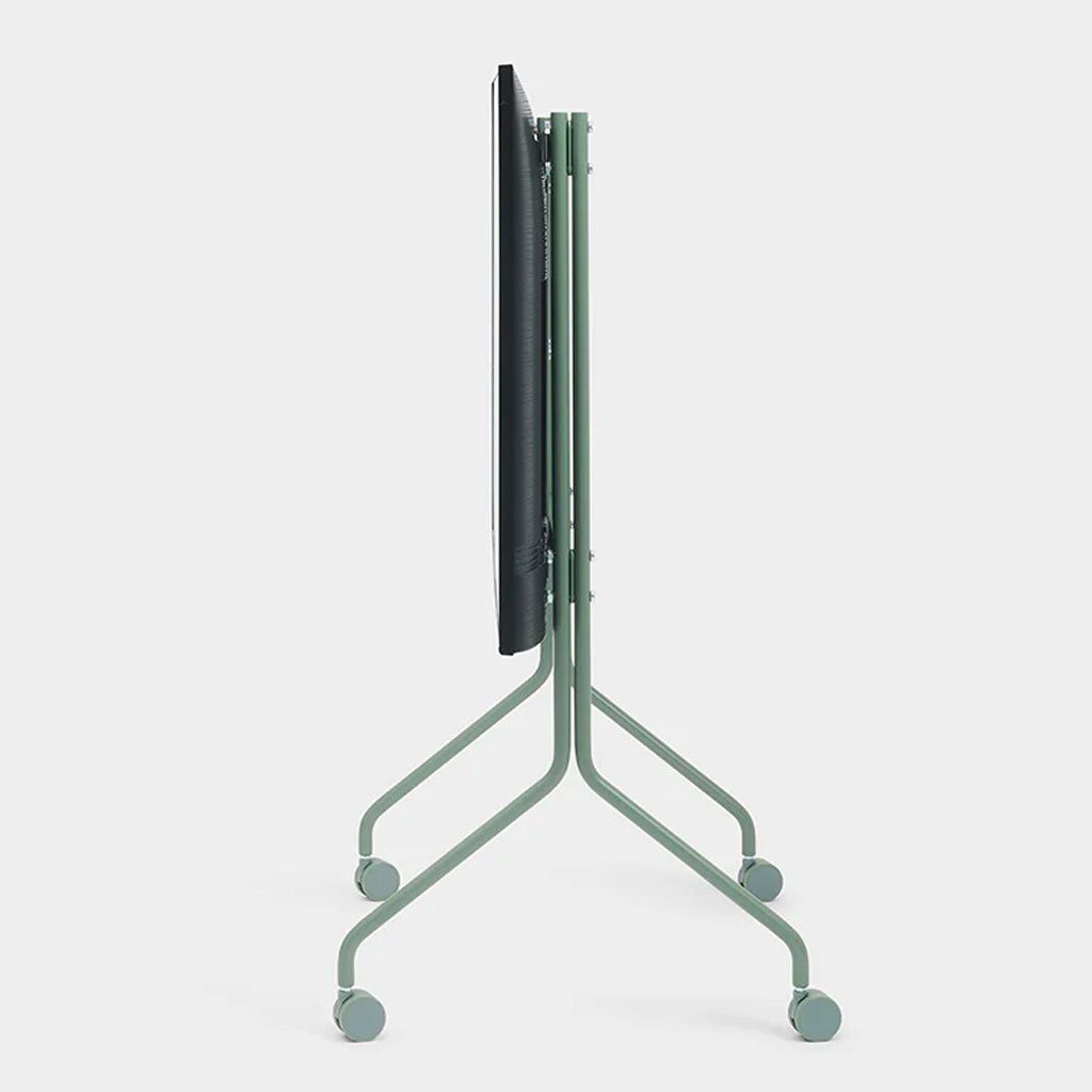 Moon Regular TV Stander - Mossy Green - Pedestal