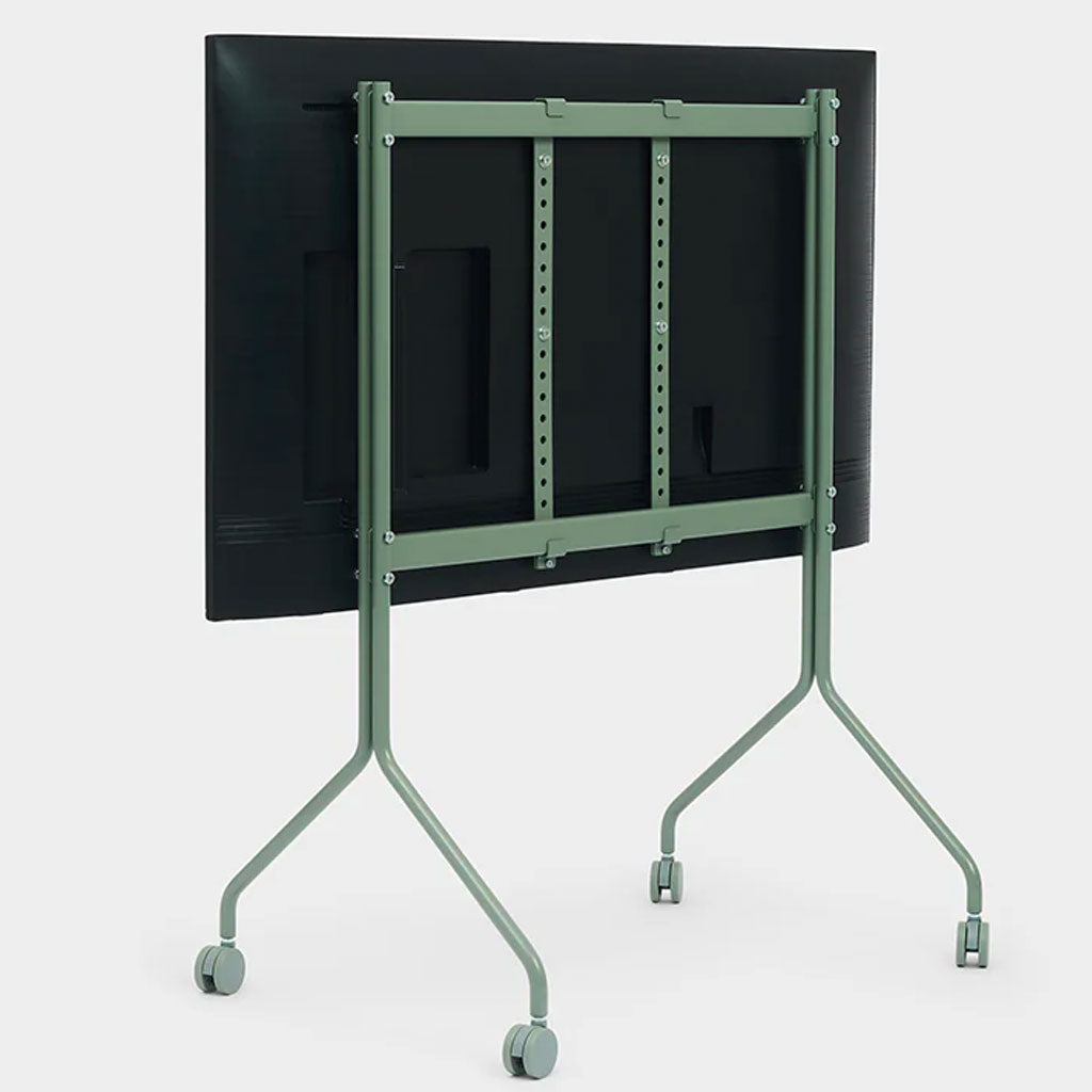Moon Regular TV Stander - Mossy Green - Pedestal