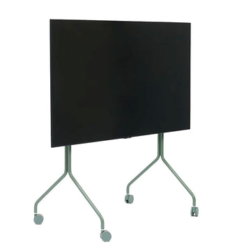 Moon Regular TV Stander - Mossy Green - Pedestal