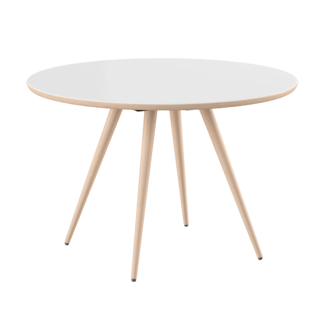 GM 3900 Edge spisebord Hvid Corian top (Rund) - Naver Collection
