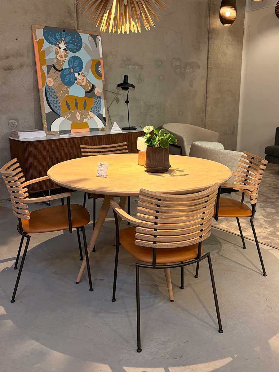 GM 4106 Tiger Spisebordsstol - Naver Collection - 4 stk (UDSTILLINGSMODEL)