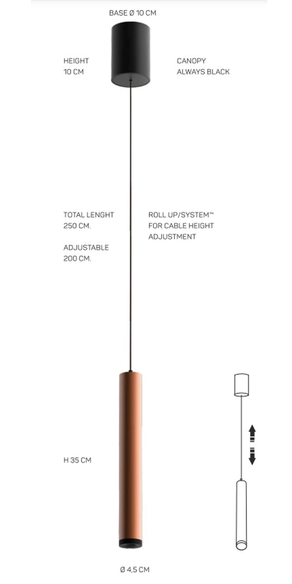 NYX P2 Pendel - Mat Hvid - Loom Design