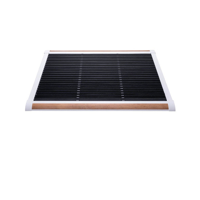 Outdoor mat dørmåtte - White/Teak - RiZZ