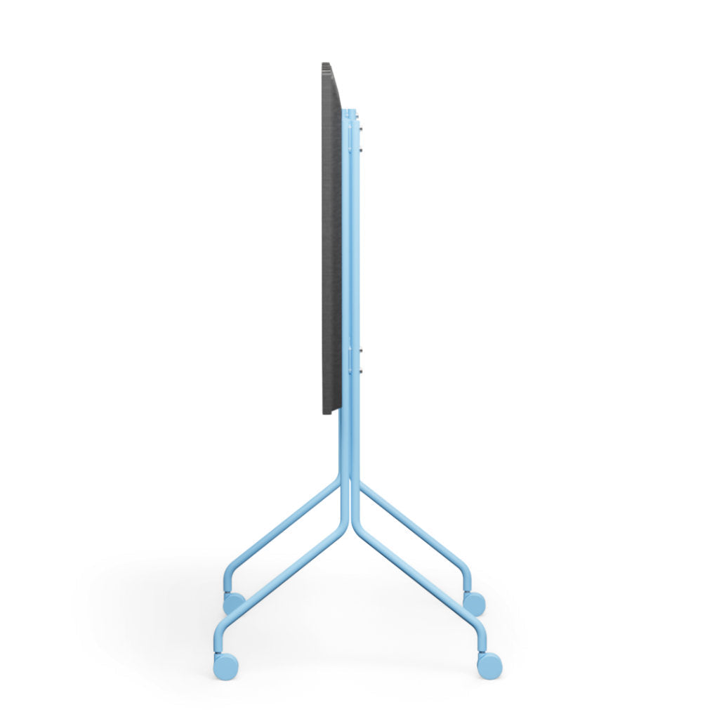 Moon Rollin' Tall TV Stander - Powder Blue - Pedestal