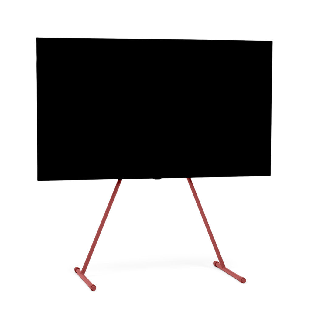Viva TV Stander - Burnin' Red - Pedestal