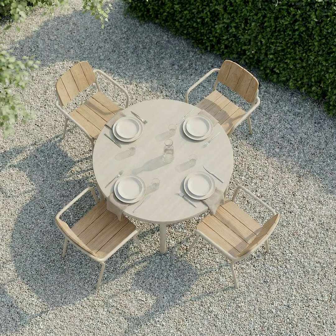 Kirra Dining table - Ø110 - Ceramic - SACKit