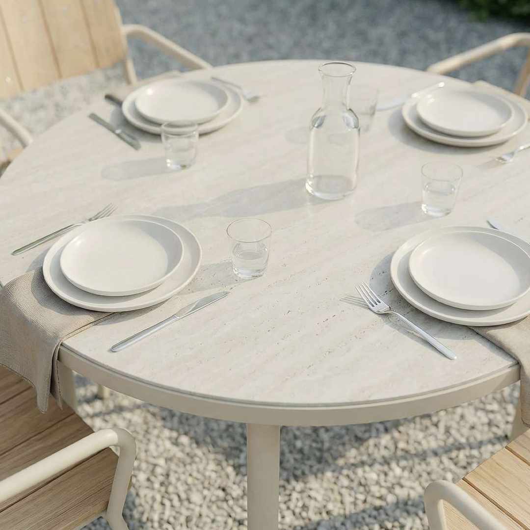 Kirra Dining table - Ø110 - Ceramic - SACKit