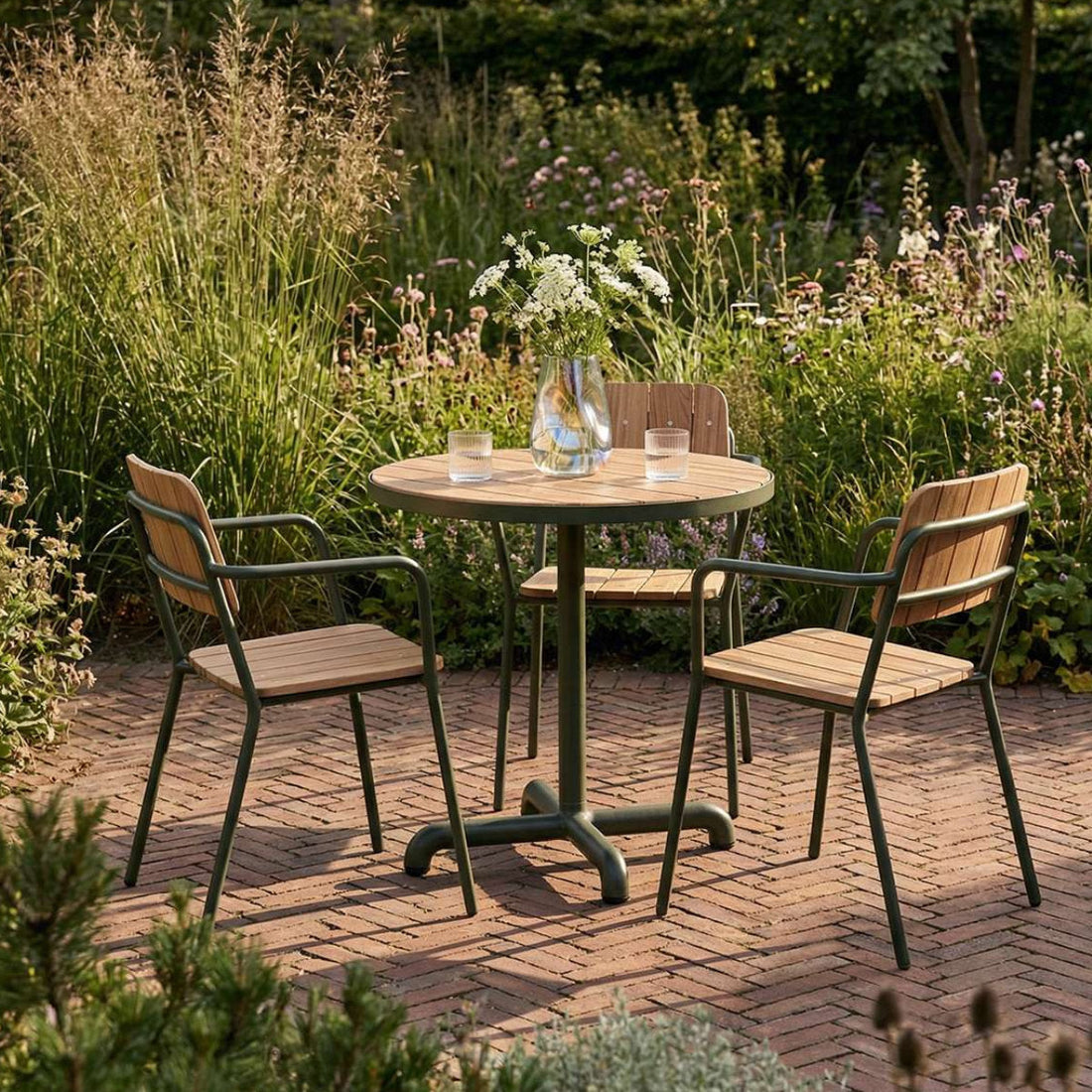Kirra Café Table - Olive - SACKit