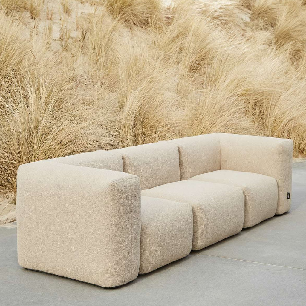 Soft Udendørs Sofa - 3 Pers. - Boucle Beige - SACKit