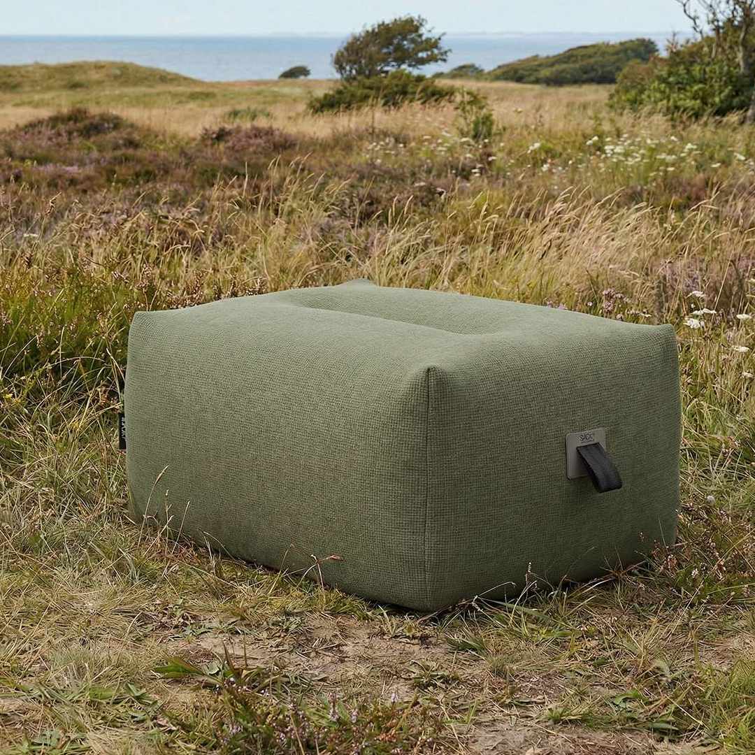 Soft Udendørs Sofa - Pouf - Kirra Olive - SACKit